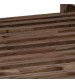 Hannah Light Oak Colour Bed Frame in Solid Timber Veneered MDF